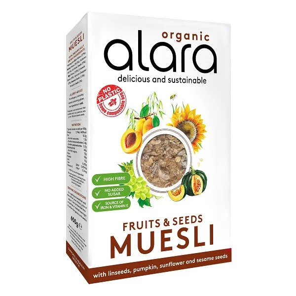 Alara Organic Fruits And Seeds Muesli 650g