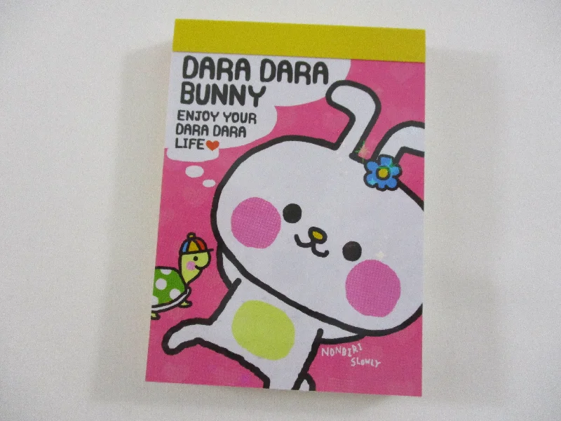 Cute Kawaii Crux Rabbit Dara Bunny Mini Notepad / Memo Pad - Stationery Designer Paper Collection