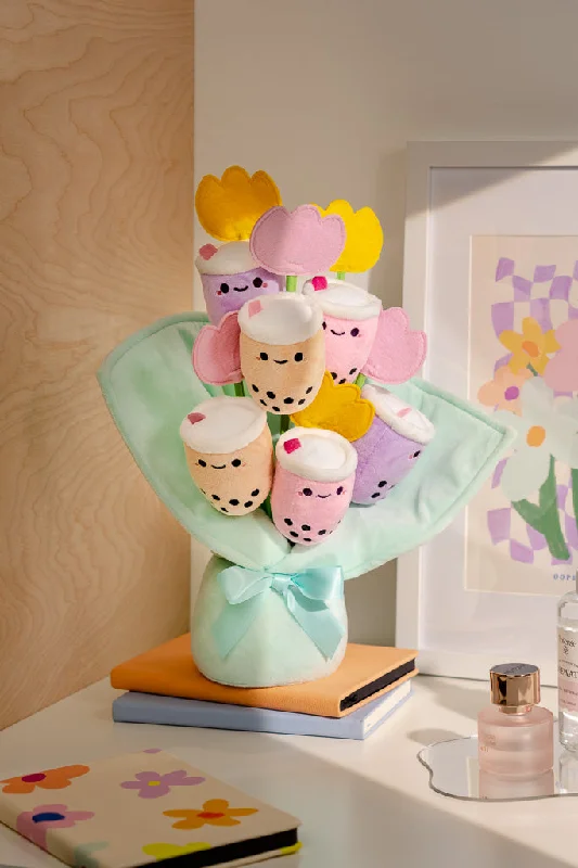 Pearl Boba Tea Plush Bouquet