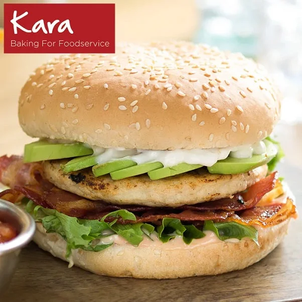 Kara Bakers 5" Vegan Seeded Burger Buns (48pk)