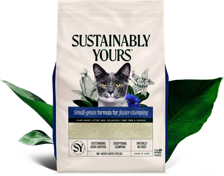 Sustainbly Yours Small Grain Formula Natural Cat Litter