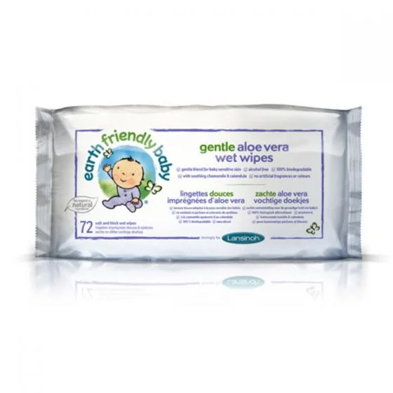 Earth Friendly Baby Gentle Aloe Vera Wet Wipes(6pk)