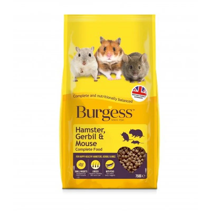 Burgess Hamster Gerbil & Mouse Nuggets