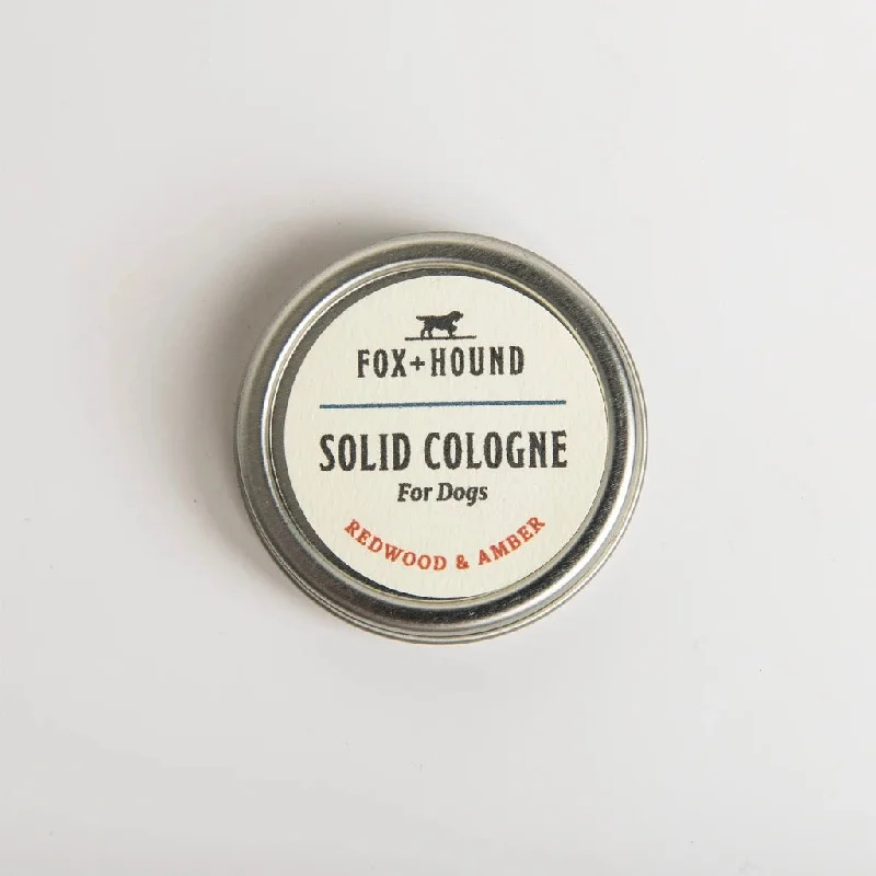 SOLID COLOGNE FOR DOGS REDWOOD & AMBER