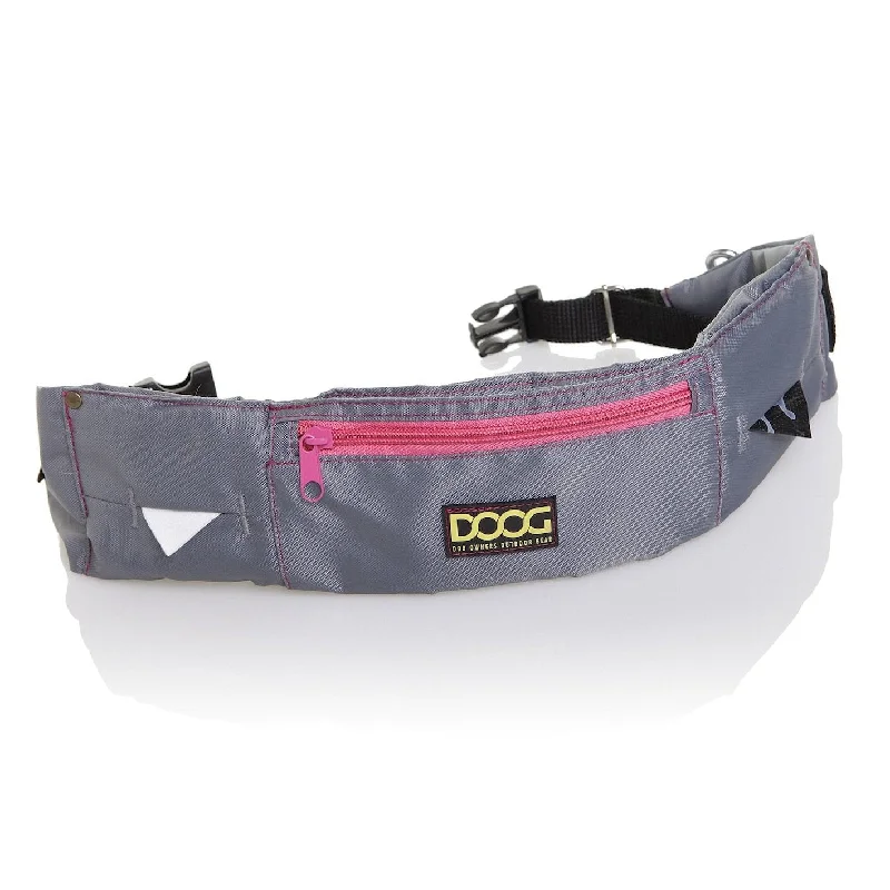 Doog Walkie Belt Grey with Pink Neon