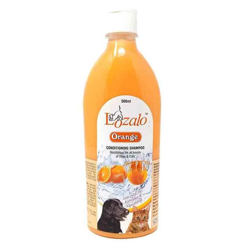 Lozalo Orange Conditioning Shampoo for Dogs and Cats