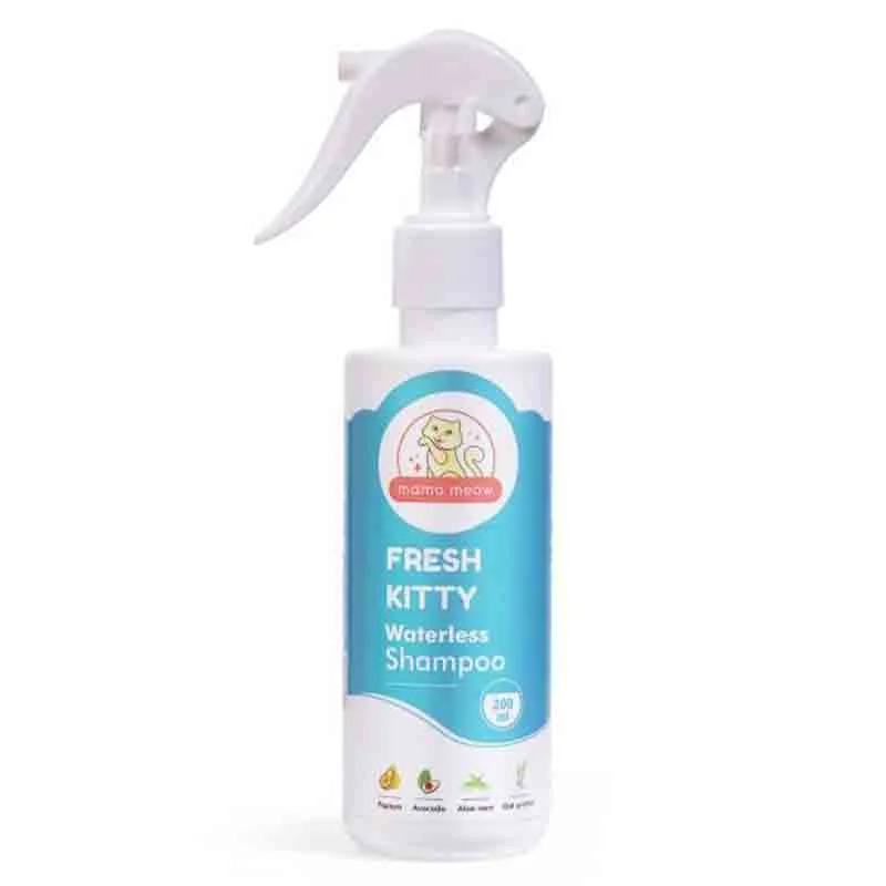 Mama Meow Fresh Kitty Waterless Dry Shampoo for Cat