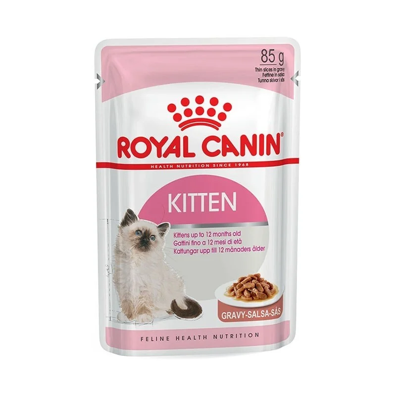 Royal Canin Kitten Gravy Pouch Cat Food