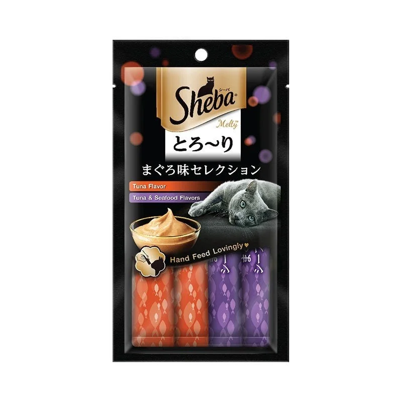 Sheba Melty Tuna & Seafood Cat Treats (12gx4)